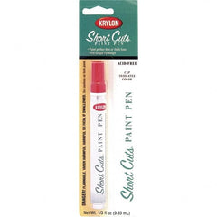 Krylon - 0.33 oz Glow Orange Gloss Finish Paint Pen - Pen, Direct to Metal, 446 gL VOC Compliance - Americas Industrial Supply