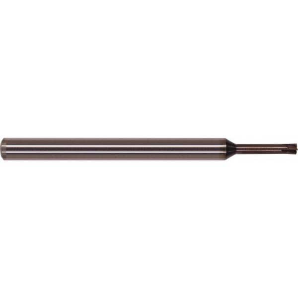Millstar - 3mm Diam 0.36mm Program Radius Solid Carbide Single End 4 Flute High-Feed End Mill - Americas Industrial Supply