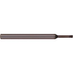 Millstar - 3mm Diam 0.36mm Program Radius Solid Carbide Single End 4 Flute High-Feed End Mill - Americas Industrial Supply