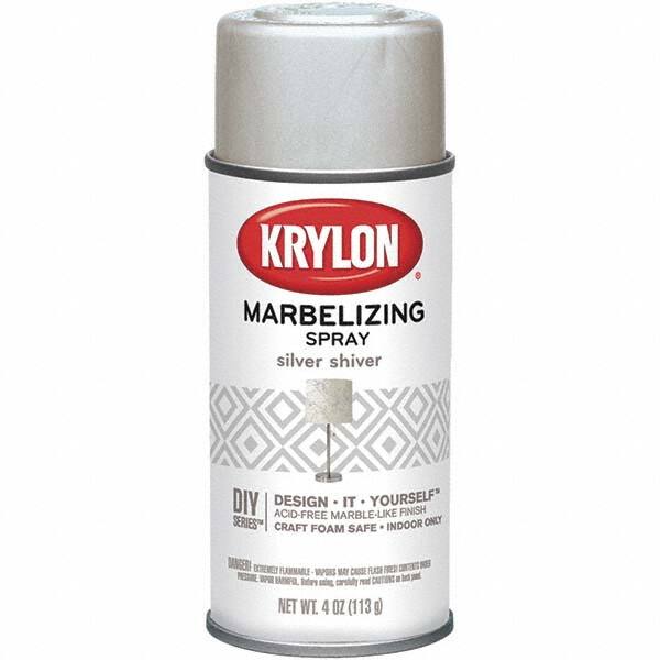 Krylon - Silver Shiver, Textured, Craft Paint Spray Paint - 4 oz Container - Americas Industrial Supply