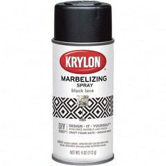 Krylon - Black Lava, Gloss, Craft Paint Spray Paint - 4 oz Container - Americas Industrial Supply