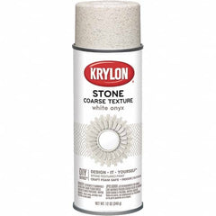 Krylon - White Onyx, Textured, Craft Paint Spray Paint - 12 oz Container - Americas Industrial Supply