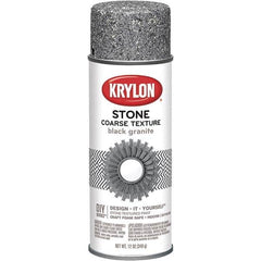 Krylon - Black Granite, Textured, Craft Paint Spray Paint - 12 oz Container - Americas Industrial Supply