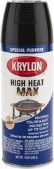 Krylon - Black, Gloss, High-Heat Spray Paint - Exact Industrial Supply