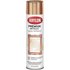 Krylon - Copper Brilliance (Color), Gloss, Metallic Spray Paint - 8 oz Container - Americas Industrial Supply