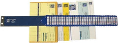 C-LINE - 8-1/2 x 11", Letter Size, Blue, Indexed Sorters - Americas Industrial Supply