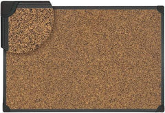 UNIVERSAL - 24" Wide x 18" High Cork Bulletin Bar - Natural (Color) - Americas Industrial Supply