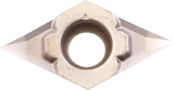 Kyocera - DCGT21.50.2 CK Grade PR930 Carbide Turning Insert - TiCN Finish, 55° Diamond, 1/4" Inscr Circle, 3/32" Thick, 0.004" Corner Radius - Americas Industrial Supply