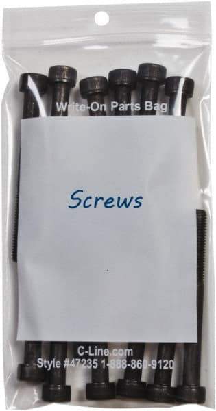 C-LINE - 3 x 7.3", 2 mil Self-Seal Reclosable Bags - Clear - Americas Industrial Supply