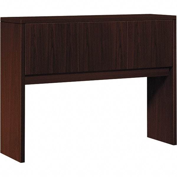 Hon - 48" Long x 37.13" High x 14.63" Deep, Kneespace Credenza - Mahogany (Color), Woodgrain Laminate - Americas Industrial Supply