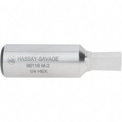 Hassay-Savage - 1/4" Hexagon Rotary Broach - 3/8" Depth of Cut, 1/2" Shank - Americas Industrial Supply