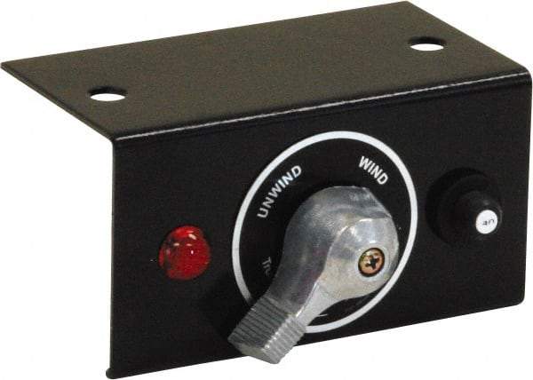 Buyers Products - 3 Position, 50 Amp, Automotive Rotary Switch - On-Off-On Sequence, 1 Switch, Black - Americas Industrial Supply