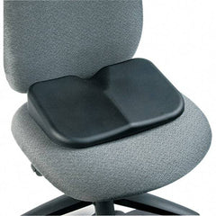 Safco - Black Seat Cushion - For Office Chairs, Car Seat & Home Use - Americas Industrial Supply