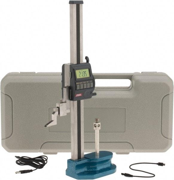 SPI - 12" Electronic Height Gage - 0.0005" Resolution, Accurate to 0.001", LCD Display, USB Data Output - Americas Industrial Supply