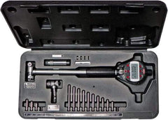 SPI - 1.4 to 6", 6" Deep, Electronic Bore Gage - Up to 0.0005" Accuracy, 0.00005" Resolution, Data Output, Includes Indicator - Americas Industrial Supply