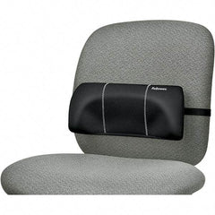 FELLOWES - Black Back Support - For Office Chairs, Car Seat & Home Use - Americas Industrial Supply