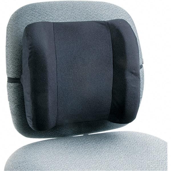 Safco - Black Backrest - For Office Chairs, Car Seat & Home Use - Americas Industrial Supply