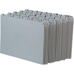 Pendaflex - 8-1/2 x 11" 25 Tabs, Unpunched, Preprinted Numeric Divider - Gray - Americas Industrial Supply