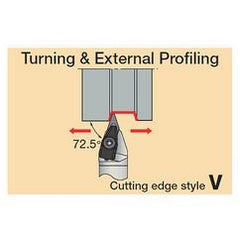 CVVNN2525M1607-RD - Turning Toolholder - Americas Industrial Supply