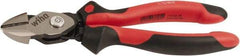 Wiha - 8" OAL, 0.138" Capacity, Cutting Pliers - 0.9" Jaw Length x 0.9" Jaw Width, Soft Grip Handle - Americas Industrial Supply