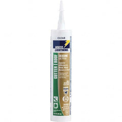 White Lightning - 10 oz Tube White Silicone Sealant - -80 to 450°F Operating Temp, 30 min Tack Free Dry Time, 24 to 48 hr Full Cure Time - Americas Industrial Supply