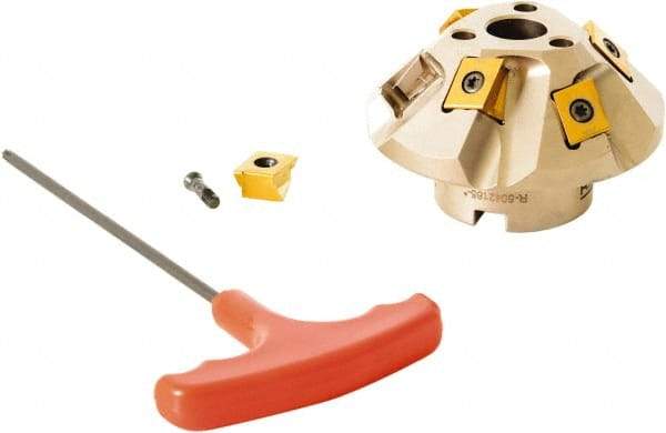 Ridgid - 4-1/2" Bevel Router Head - Contains Cutter Head, 6 Inserts, Anti-Seize Grease, 8 Screws, Use with Ridgid B-500 Pipe Beveller - Americas Industrial Supply