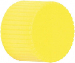 Schneider Electric - Pushbutton Switch Cap - Yellow, Round Button, Illuminated - Americas Industrial Supply