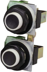 Schneider Electric - 30mm Mount Hole, Extended Straight, Pushbutton Switch - Maintained (MA) - Americas Industrial Supply