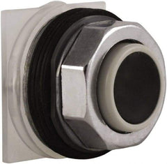 Schneider Electric - 30mm Mount Hole, Extended Straight, Pushbutton Switch Only - Black Pushbutton, Momentary (MO) - Americas Industrial Supply