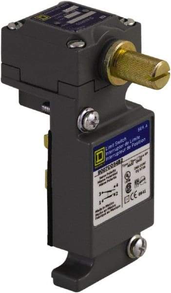 Square D - SPDT, NC/NO, 600 Volt, Screw Terminal, Rotary Head Actuator, General Purpose Limit Switch - Americas Industrial Supply