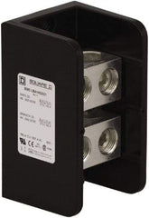 Square D - 1 Pole, 620 (Aluminium), 760 (Copper) Amp, Phenolic Power Distribution Block - 600 VAC, 2 Primary Connection - Americas Industrial Supply