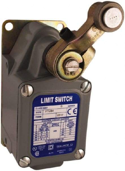 Square D - SPDT, 600 VAC, Screw Terminal, Rotary Spring Return Actuator, General Purpose Limit Switch - 1, 2, 4, 12, 13 NEMA Rating, IP67 IPR Rating - Americas Industrial Supply