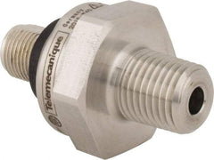 Telemecanique Sensors - 1/4-18 NPT (Male) Connector, 12 to 24 VDC, 300 psi Sensor, Shock and Vibration Resistant, Control Circuit Pressure Sensor - 26mm Long x 30mm Wide, IP65, IP67, IP69, For Use with OsiSense XM - Americas Industrial Supply