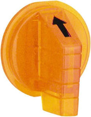 Schneider Electric - 30mm, Amber, Selector Switch Standard Knob - For Use with 9001K Selector Switches and Harmony 9001K/SK/KX Pushbuttons - Americas Industrial Supply