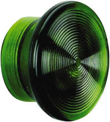 Schneider Electric - Extended Mushroom Head Pushbutton Switch 1-3/8" Knob - Green, Round Button, Illuminated - Americas Industrial Supply