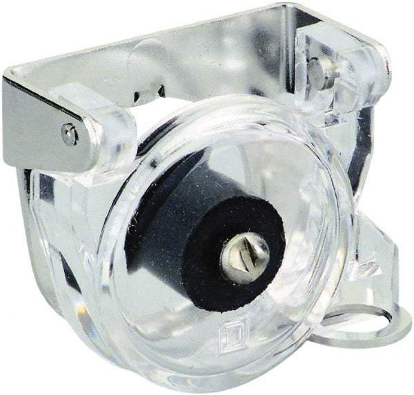 Schneider Electric - Pushbutton Switch Padlock Attachment - Round Button, Nonilluminated - Americas Industrial Supply