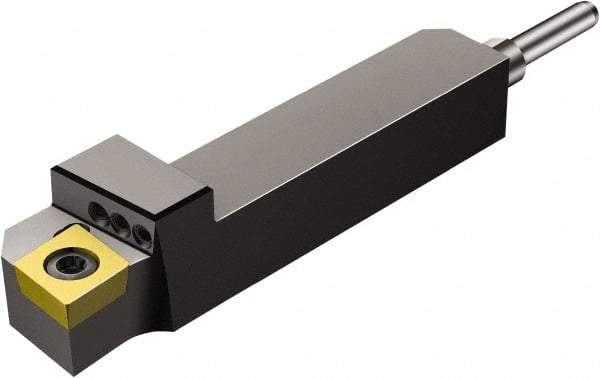 Sandvik Coromant - QS-SCLC, Right Hand Cut, -5° Lead Angle, 3/8" Shank Height x 1/2" Shank Width, Neutral Rake Indexable Turning Toolholder - 2.7559" OAL, CCMT 06 02 04 Insert Compatibility, Series CoroTurn 107 - Americas Industrial Supply