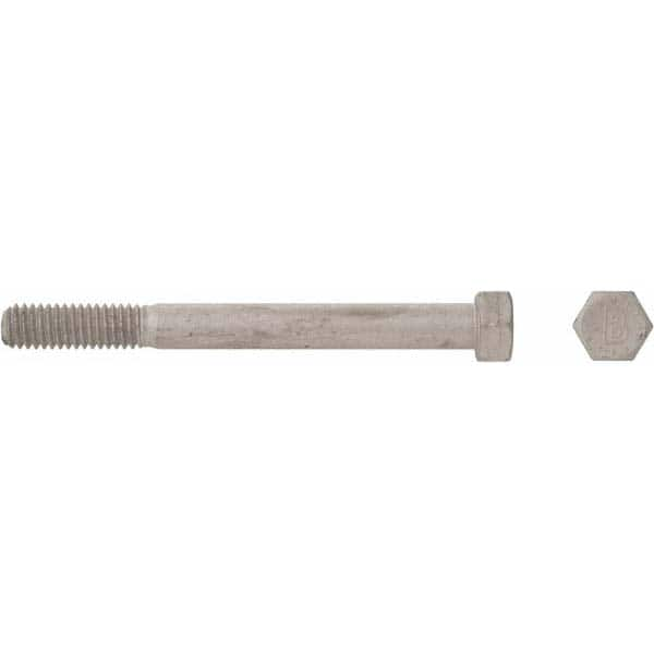 Bowmalloy - 7/16-20, 4-1/2" Long Hex Head Cap Screw - Americas Industrial Supply