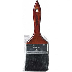 Rubberset - 3" Flat Hog Chip Brush - Wood Beavertail Handle - Americas Industrial Supply