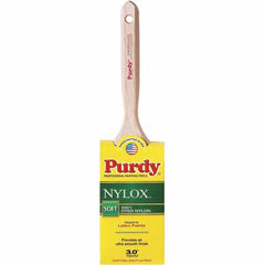 Purdy - 3" Flat Synthetic Trim Brush - Wood Fluted Handle - Americas Industrial Supply