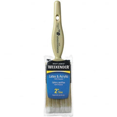 Bestt-Liebco - 2" Flat Synthetic Trim Brush - Wood Kaiser Handle - Americas Industrial Supply