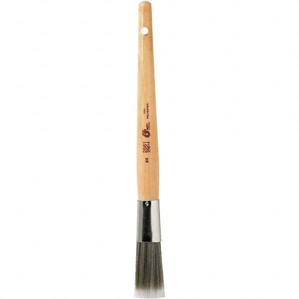 Bestt-Liebco - 13/16" Angled Nylon/Polyester Sash Brush - Wood Sash Handle - Americas Industrial Supply