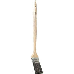 Bestt-Liebco - 16" Angled Hog Bent Radiator Brush - Wood Bent Radiator Handle - Americas Industrial Supply