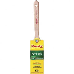 Purdy - 2" Flat Synthetic Trim Brush - Wood Fluted Handle - Americas Industrial Supply