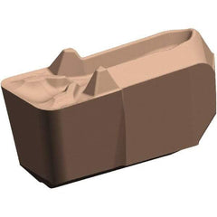 Kennametal - 2EG-P GUP Grade KCU10, 2.39mm Cutting Width Carbide Grooving/Cut-Off Insert - 1.74mm Max Depth of Cut, Neutral, 0.2mm Corner Radius, AlTiN Finish - Americas Industrial Supply