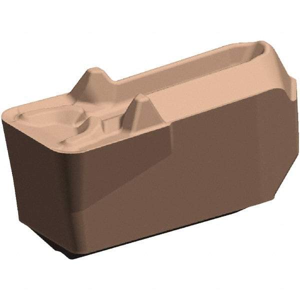 Kennametal - 8EG-U GUN Grade KCP10B, 8.13mm Cutting Width Carbide Grooving Insert - 4.5mm Max Depth of Cut, Neutral, 1.2mm Corner Radius, TiOCN Finish - Americas Industrial Supply