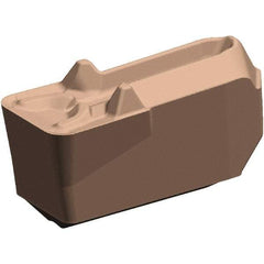 Kennametal - 1FEG-U GUN Grade KCU25, 1.6mm Cutting Width Carbide Grooving/Cut-Off Insert - 1.8mm Max Depth of Cut, Neutral, 0.2mm Corner Radius, AlTiN Finish - Americas Industrial Supply