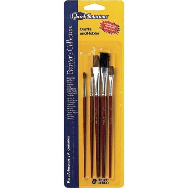 Bestt-Liebco - 1/2" Bristle & Sable Artist's Paint Brush - Americas Industrial Supply