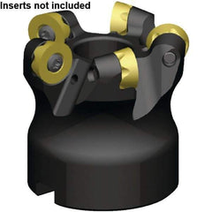 Kennametal - 34mm Cut Diam, 8mm Max Depth, 22mm Arbor Hole, 4 Inserts, RP..T1605M0.. Insert Style, Indexable Copy Face Mill - KSRM 16 Cutter Style, 24,400 Max RPM, 50mm High, Through Coolant, Series KSRM - Americas Industrial Supply