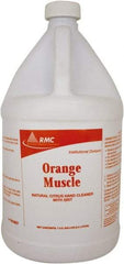 Rochester Midland Corporation - 1 Gal Bottle Liquid Hand Cleaner with Grit - White, Orange Scent - Americas Industrial Supply